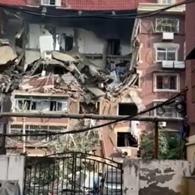 7月19日清晨，天津市北辰區歡顏里小區發生燃氣爆燃。